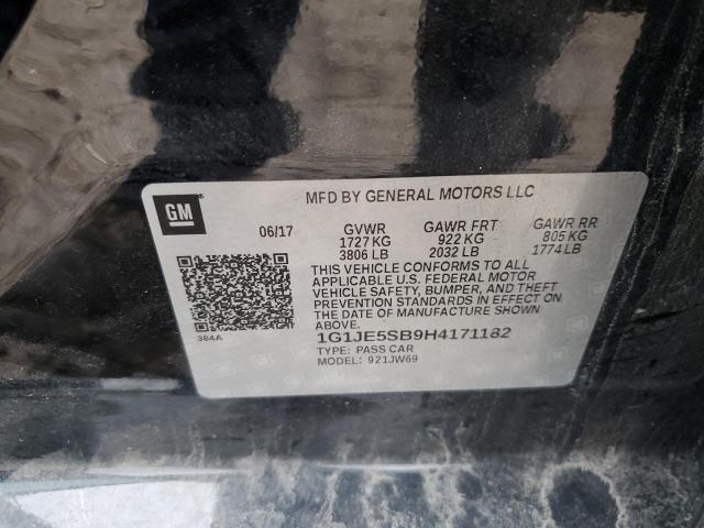 2017 CHEVROLET SONIC PREM - 1G1JE5SB9H4171182