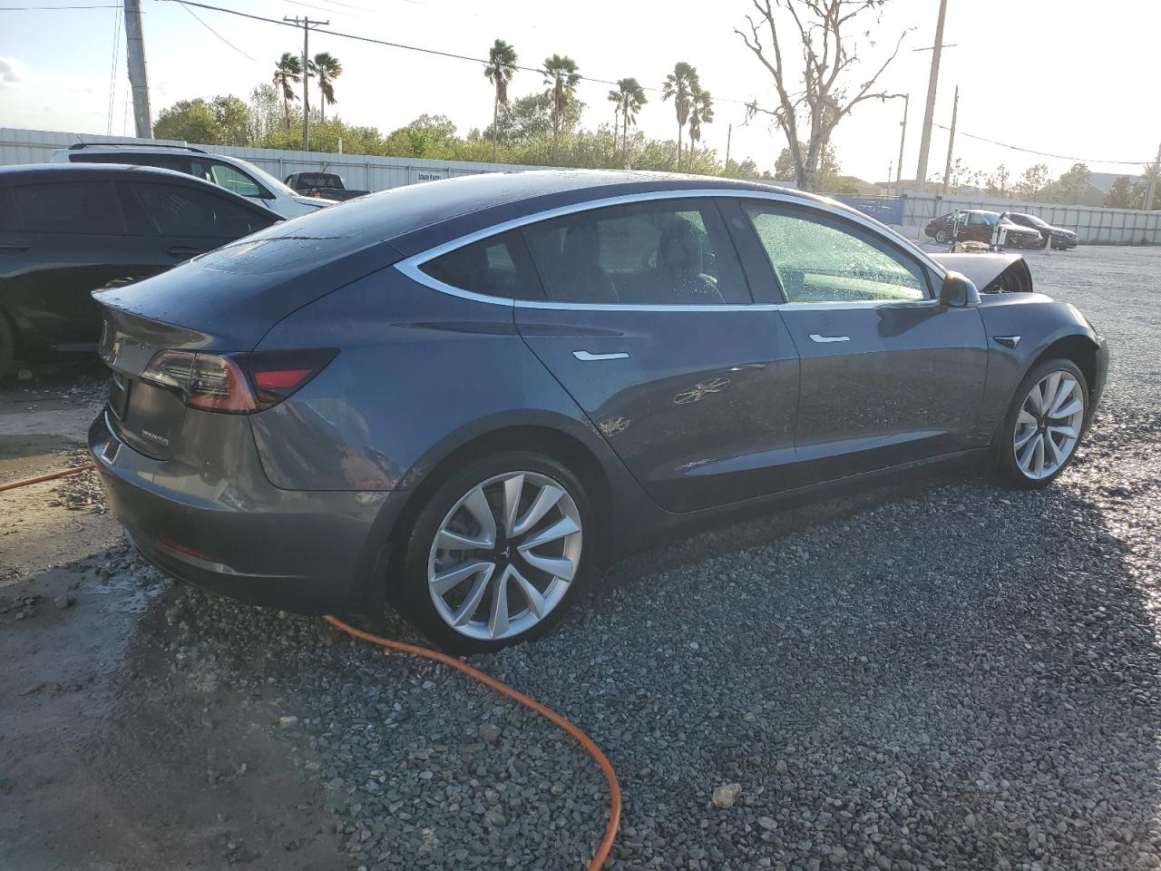 Lot #3051316641 2020 TESLA MODEL 3