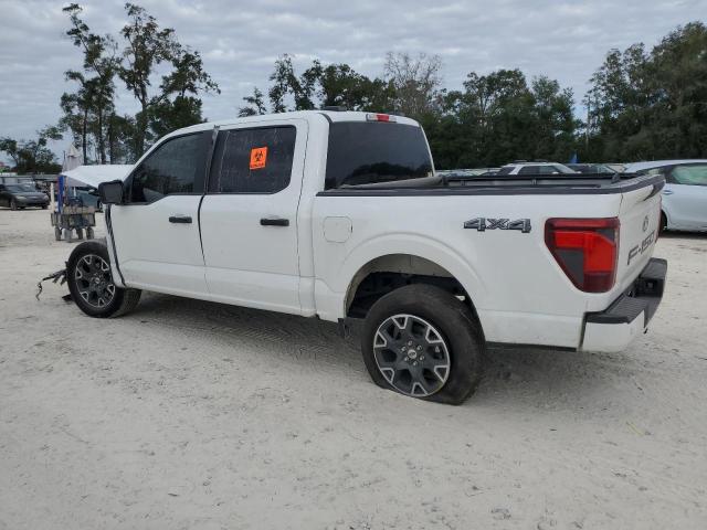 FORD F150 STX 2024 white  gas 1FTFW2L51RKD56499 photo #3