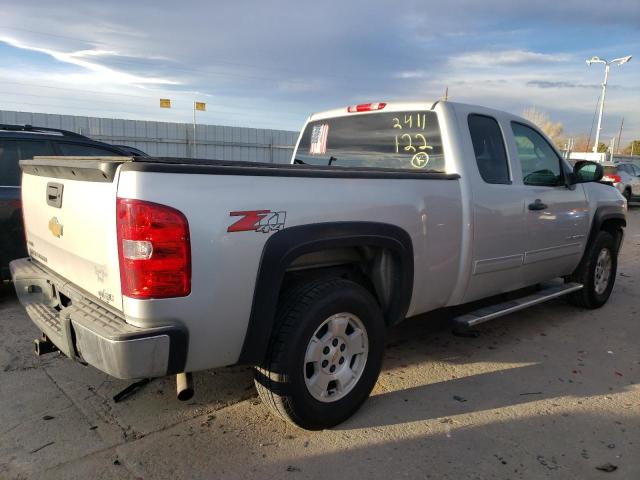 CHEVROLET SILVERADO 2011 silver 4dr ext flexible fuel 1GCRKSE39BZ382169 photo #4