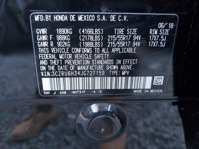 2018 HONDA HR-V LX - 3CZRU6H34JG727159