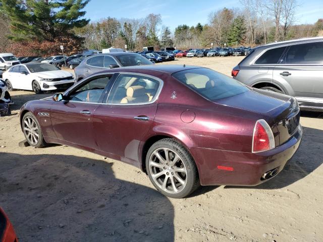 MASERATI QUATTROPOR 2007 burgundy sedan 4d gas ZAMCE39A770028329 photo #3