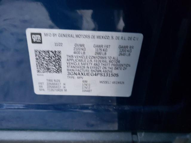 2023 CHEVROLET EQUINOX LT - 3GNAXUEG4PS131505