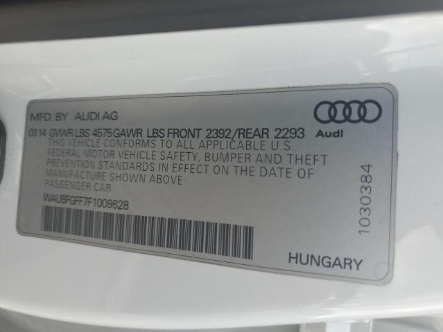 2015 AUDI A3 PREMIUM - WAUBFGFF7F1009628