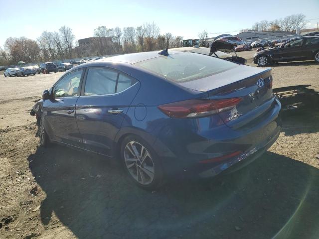 HYUNDAI ELANTRA SE 2017 blue sedan 4d gas 5NPD84LF4HH007355 photo #3