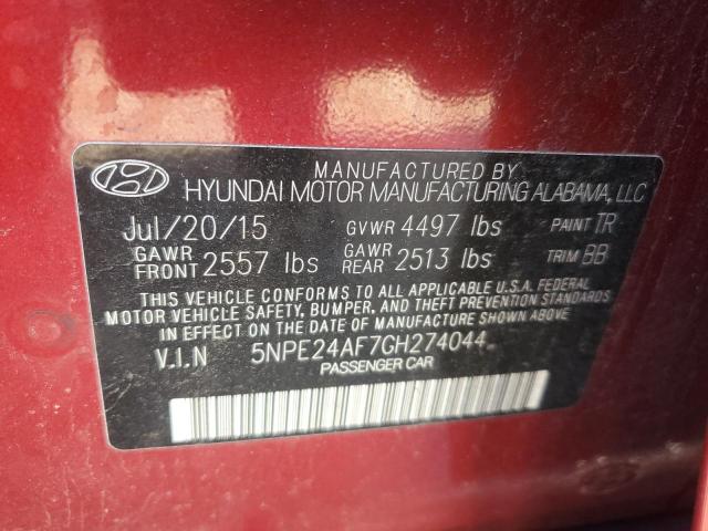 2016 HYUNDAI SONATA SE - 5NPE24AF7GH274044