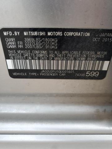 2016 MITSUBISHI LANCER ES - JA32U2FU1GU001601