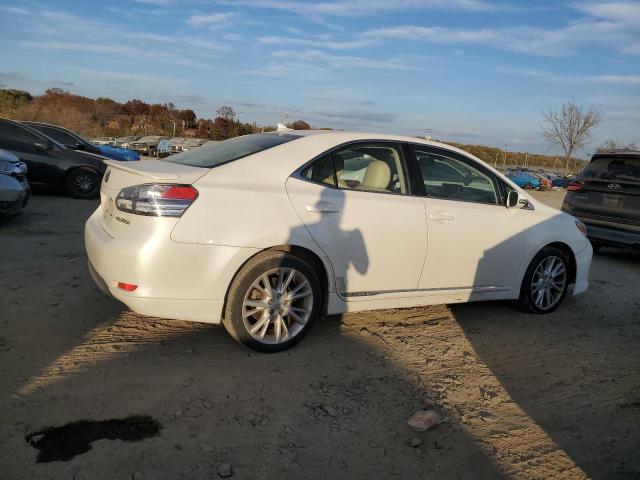 LEXUS HS 250H 2010 white sedan 4d hybrid engine JTHBB1BA7A2031894 photo #4