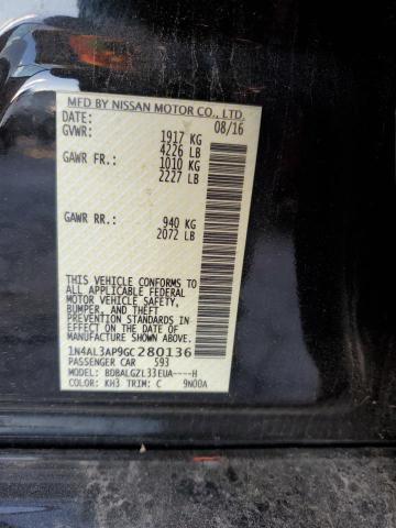 2016 NISSAN ALTIMA 2.5 - 1N4AL3AP9GC280136