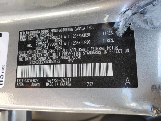2024 LEXUS NX 350 LUX 2T2KGCEZXRC050433