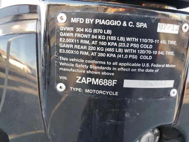 2013 VESPA LX 150IE ZAPM688F4D5002851