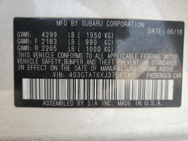 2018 SUBARU IMPREZA LI - 4S3GTAT6XJ3750341