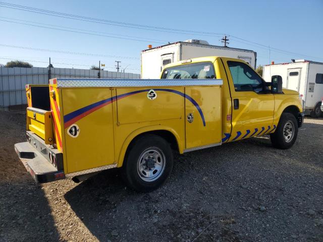 FORD F250 SUPER 2016 yellow pickup gas 1FDBF2A67GEC15437 photo #4