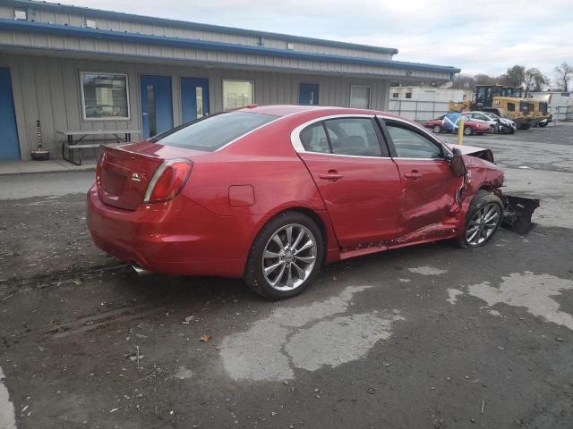 LINCOLN MKS 2010 red  gas 1LNHL9FT3AG609510 photo #4