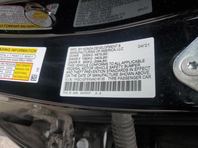 2021 HONDA ACCORD TOU - 1HGCV2F9XMA018135