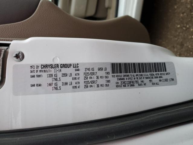 2015 CHRYSLER TOWN & COU - 2C4RC1CG8FR617951