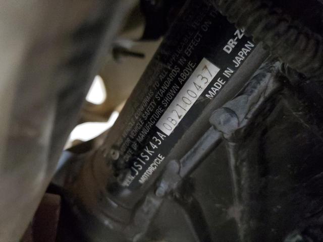 2011 SUZUKI DR-Z400 S - JS1SK43A0B2100437