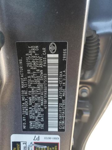 2016 TOYOTA CAMRY LE - 4T1BF1FK6GU175583