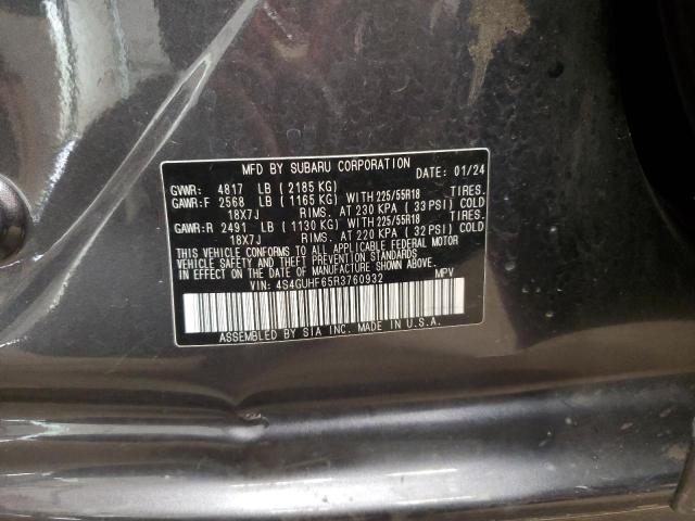 2024 SUBARU CROSSTREK - 4S4GUHF65R3760932