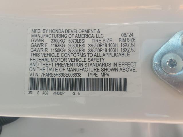 VIN 7FARS5H89SE006638 2025 HONDA CRV no.14