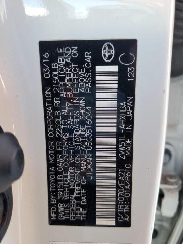2016 TOYOTA PRIUS - JTDKARFU5G3516044