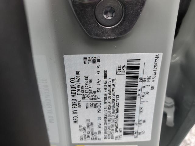 2021 FORD BRONCO SPO - 3FMCR9B67MRB27113
