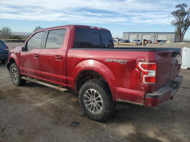 FORD F150 SUPER 2019 red  gas 1FTEW1EP6KFA59411 photo #3