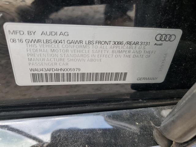 2017 AUDI A8 L QUATT - WAU43AFD4HN005979