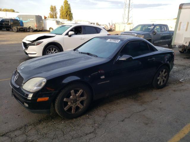 MERCEDES-BENZ SLK 230 KO 1998 black  gas WDBKK47F5WF021225 photo #1