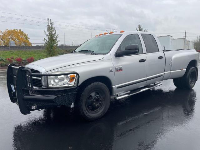 DODGE RAM 3500 S 2007 silver crew pic diesel 3D7ML48A37G793593 photo #3