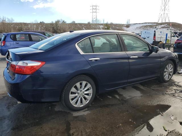 HONDA ACCORD EXL 2013 blue  gas 1HGCR2F8XDA206228 photo #4