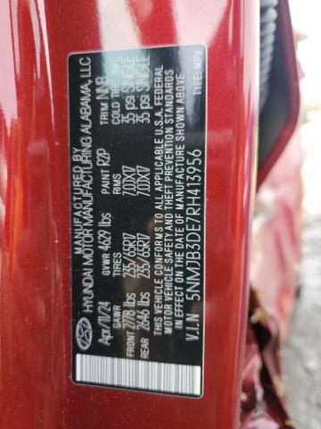 2024 HYUNDAI TUCSON SEL - 5NMJB3DE7RH413956