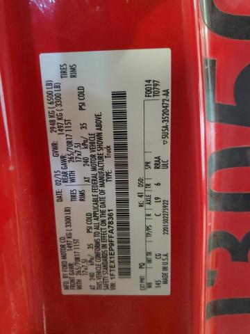 2015 FORD F150 SUPER - 1FTEX1EP9FFA78361