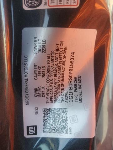 2023 CHEVROLET CAMARO LS - 1G1FB1RS0P0155374