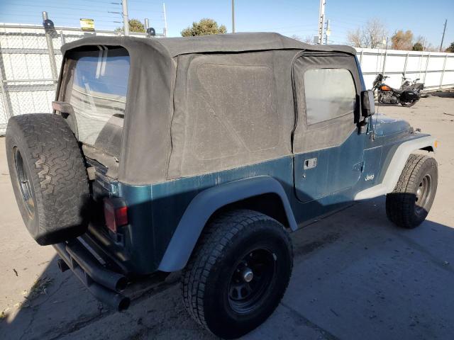 JEEP WRANGLER / 1997 green 2dr spor gas 1J4FY29P0VP446382 photo #4