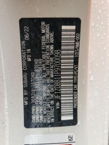 2023 SUBARU BRZ PREMIU JF1ZDBB11P9700098