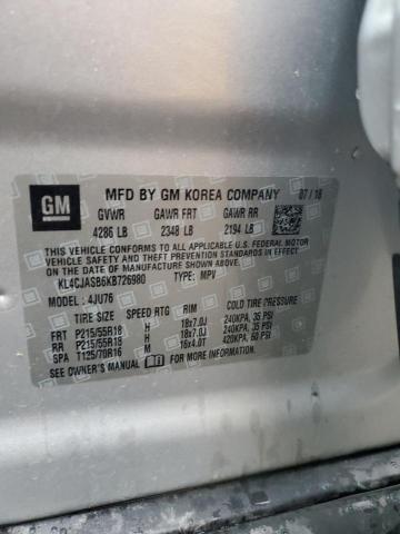 2019 BUICK ENCORE PRE - KL4CJASB6KB726980