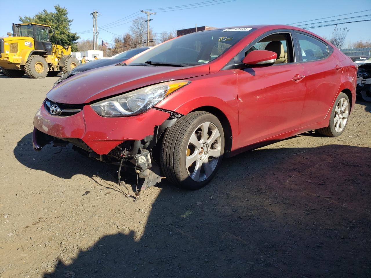 Lot #3023330247 2012 HYUNDAI ELANTRA GL