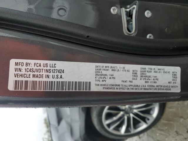2022 JEEP WAGONEER S - 1C4SJVDT1NS127424
