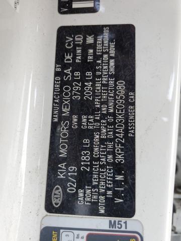 2019 KIA FORTE FE - 3KPF24AD3KE095080