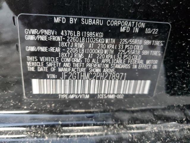 2023 SUBARU CROSSTREK - JF2GTHMC2PH278971