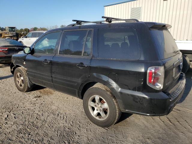 HONDA PILOT EXL 2007 black 4dr spor gas 2HKYF185X7H527676 photo #3