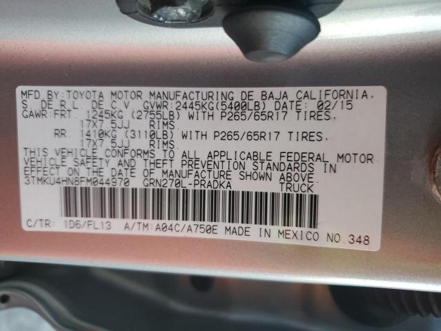2015 TOYOTA TACOMA DOU - 3TMKU4HN8FM044970
