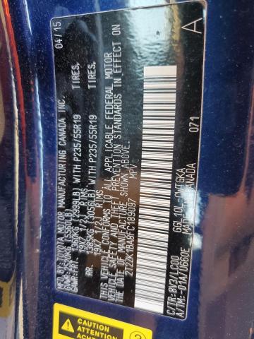 2015 LEXUS RX 350 - 2T2ZK1BA8FC189097
