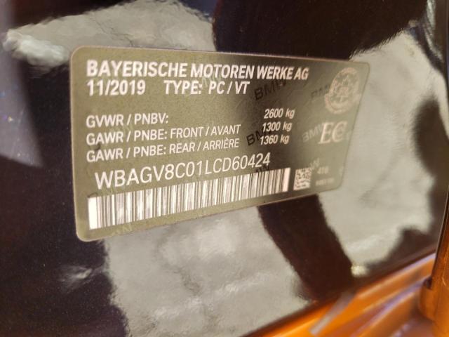 VIN WBAGV8C01LCD60424 2020 BMW M8 no.13