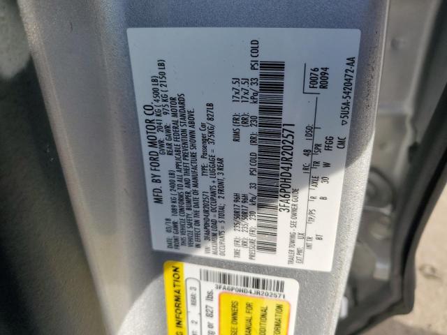 VIN 3FA6P0HD4JR202571 2018 Ford Fusion, SE no.12