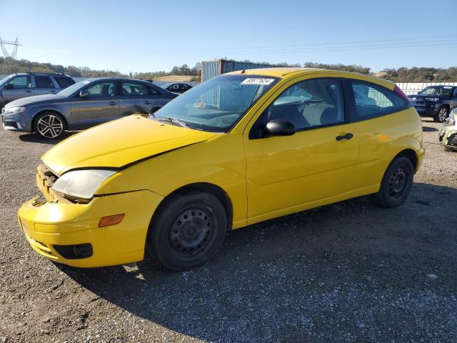 FORD FOCUS ZX3 2007 yellow hatchbac gas 1FAFP31N87W252027 photo #1