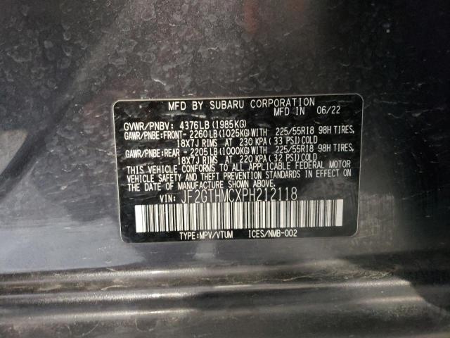 2023 SUBARU CROSSTREK - JF2GTHMCXPH212118