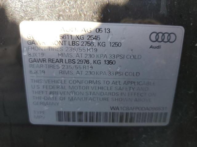 VIN WA1C8AFP0DA096531 2013 AUDI Q5 no.14