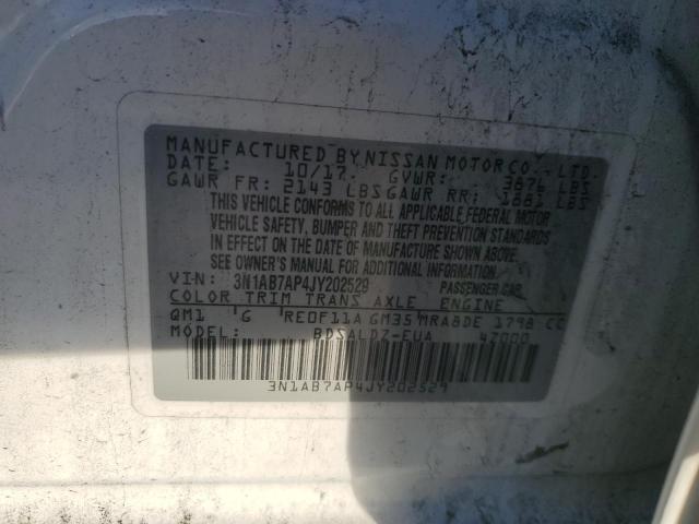2018 NISSAN SENTRA S - 3N1AB7AP4JY202529